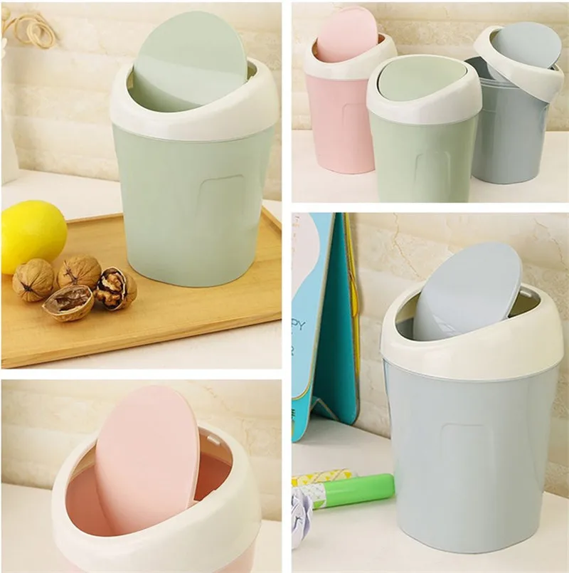 Новинка креативная Настольная мини-корзина для мусора 1 шт. труба настольных
