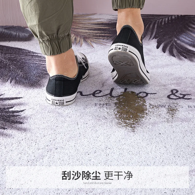 Скандинавский коврик для ног из ПВХ входной двери шестигранный эффективной