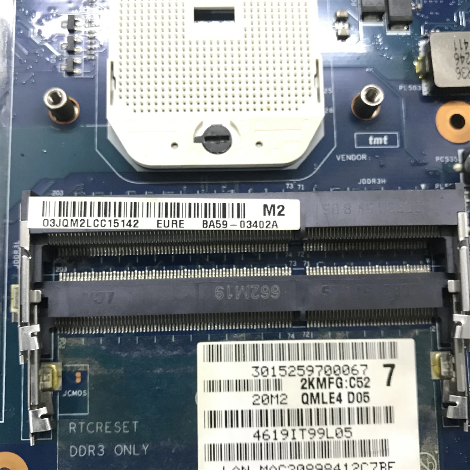 BA59-03568A для SAMSUNG NP355 355V5C NP355V5C материнская плата ноутбука QMLE4 BA59-03402A с HD7600M HD7670M GPU 100%