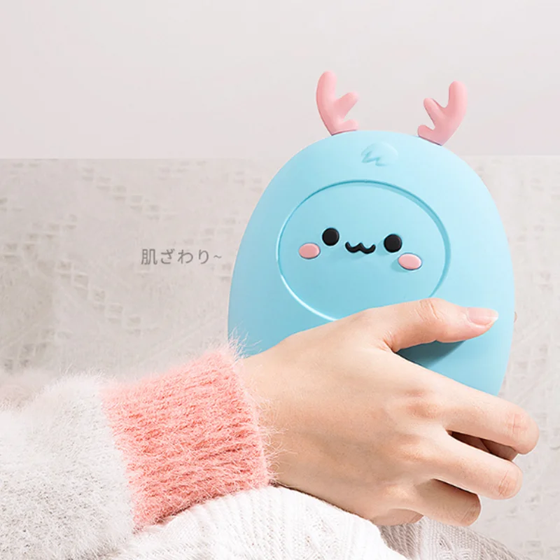 Грелка зимние принадлежности милые Мультяшные рога оленя стильная бутылка для