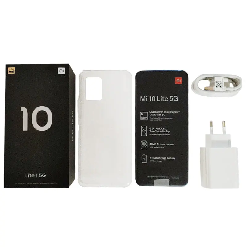 В наличии глобальная версия смартфона Xiaomi Mi 10 Lite 5G 6 ГБ 128 Восьмиядерный Snapdragon 76 48