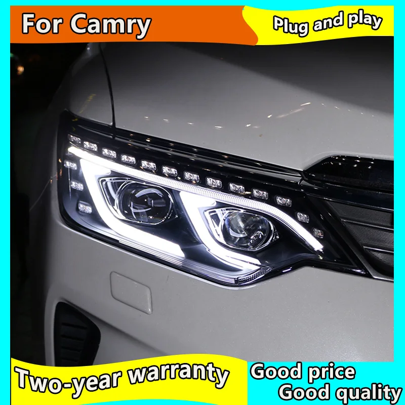 Автомобильный Стайлинг для Toyota 2015 2018 фара Camry светодиодная дальнего света camry LED DRL