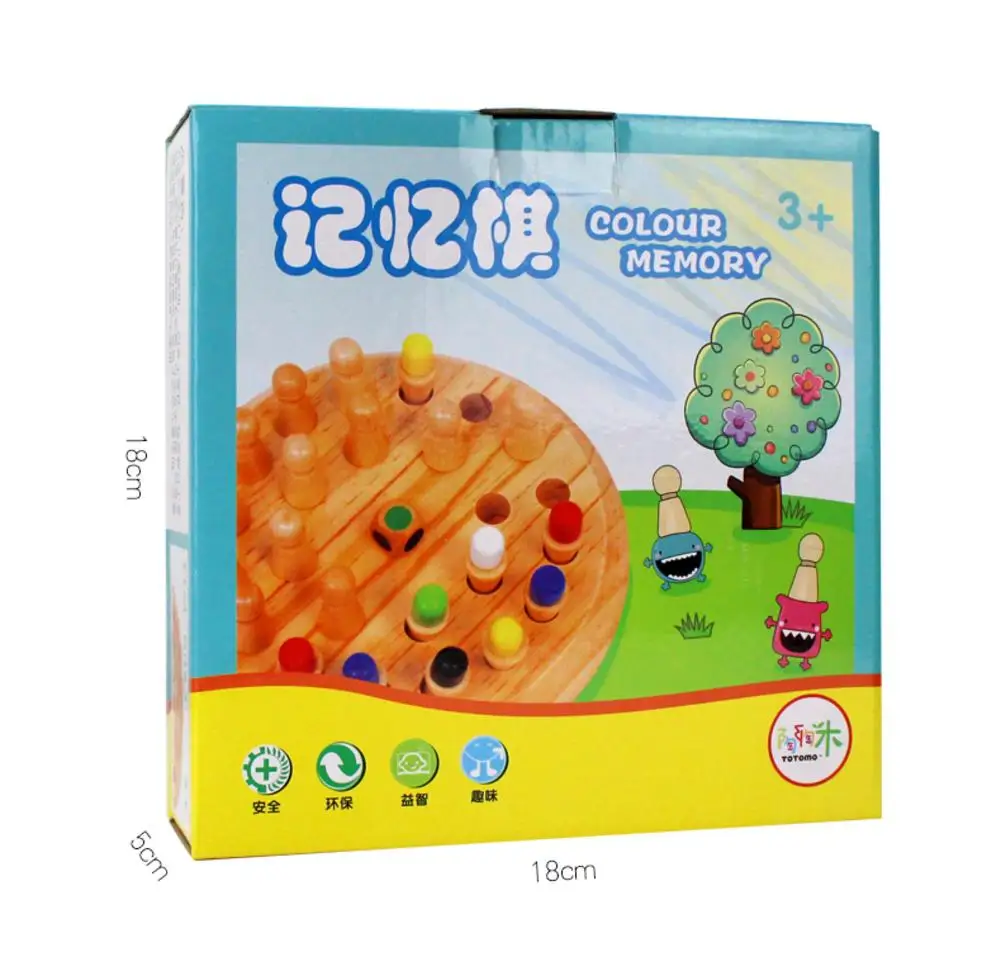 

Children Wooden Memory Matchstick Chess Game Educational Intelligent Logic Game and Brainteaser Children Early Educational