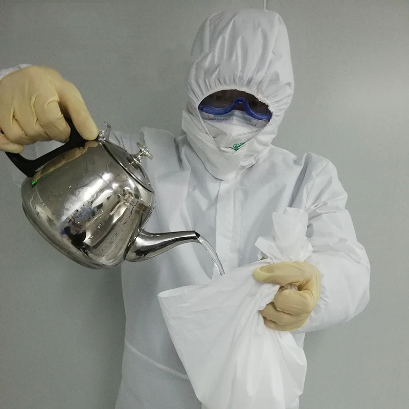 

Virus protection suit disposable protective clothing Antibacterial Anti-Viruses Chemical Protective Dust-proof Virus protection