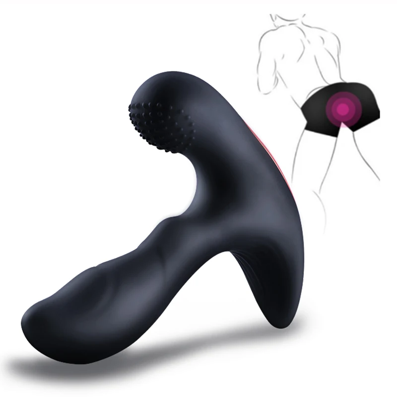 Массажер для стимуляции простаты умная Анальная пробка с подогревом вибратор