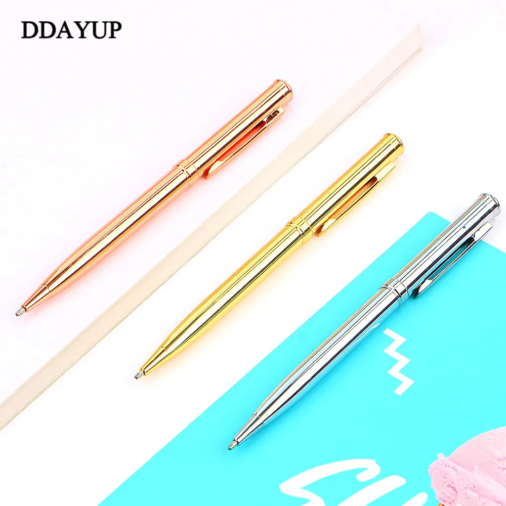 1 шт. разноцветная металлическая шариковая ручка с наконечником 0 мм| |