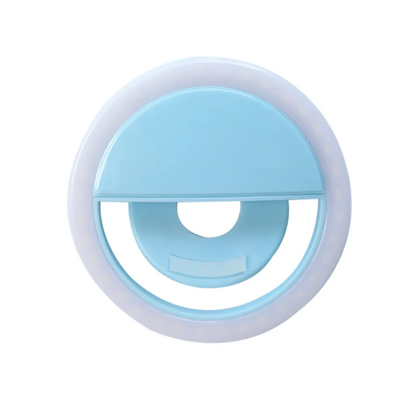 

Mobile Phone Fill-in Light round Rechargeable LED Beauty Fill Light Self Timer Rk12 round Fill Light l fleshlight