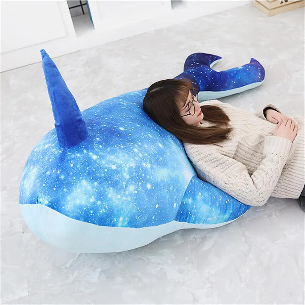 Fancytrader 63 ''большой гигантский набитые ROC-животные синие Плюшевая Игрушка Рыба