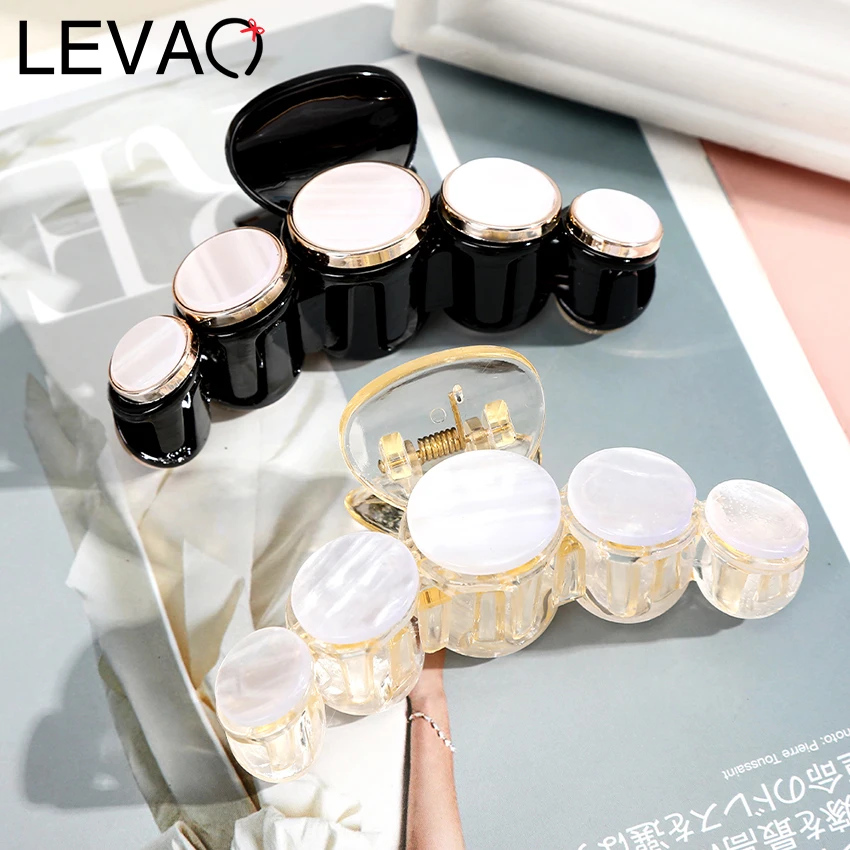 

Levao элегантные акриловые Когти для волос для женщин новые заколки для волос ручки для мытья инструмент для девочек аксессуары для волос гол...