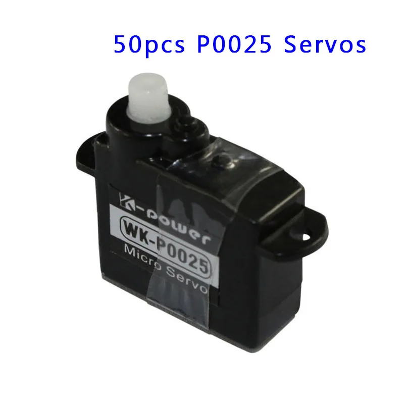 

50 шт. K-power P0025 микро/Мини Аналоговый сервопривод 2,5 г/0,8 кг/сек высокоскоростной без сердечника для радиоуправляемого самолета вертолета Робо...