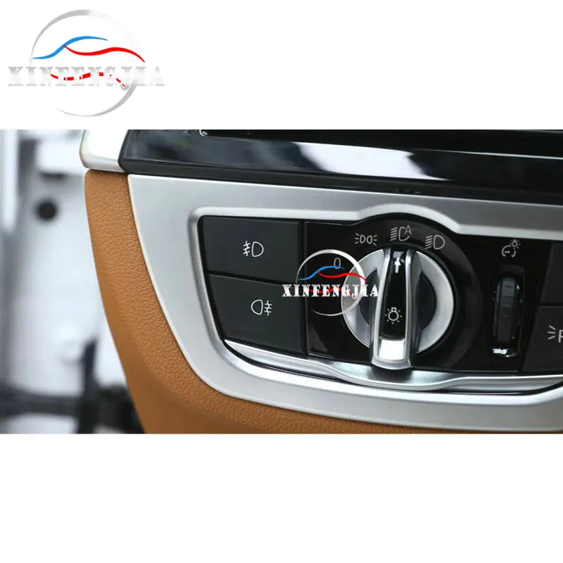 Хромированные кнопки управления фарами ABS для BMW X3 G01 18-19 X4 G02 2019 1 шт. | Автомобили и