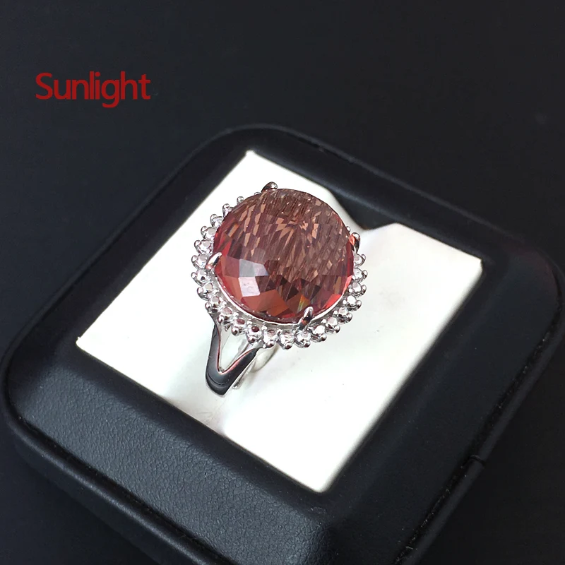 Женские кольца с зултанитом CSJ Новые Вечерние из стерлингового серебра 925 пробы