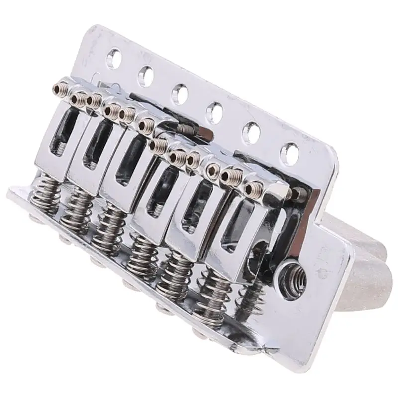 

1 Set 6String Flat Saddle Single Tremolo Bridge System for Electric Guitar Instrument Parts