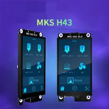 Makerbase MKS H43 V1.0 smart display controller 3d printer parts 4.3 inch IPS LCD 800*480 HD capacity touch screen for Marlin2.x