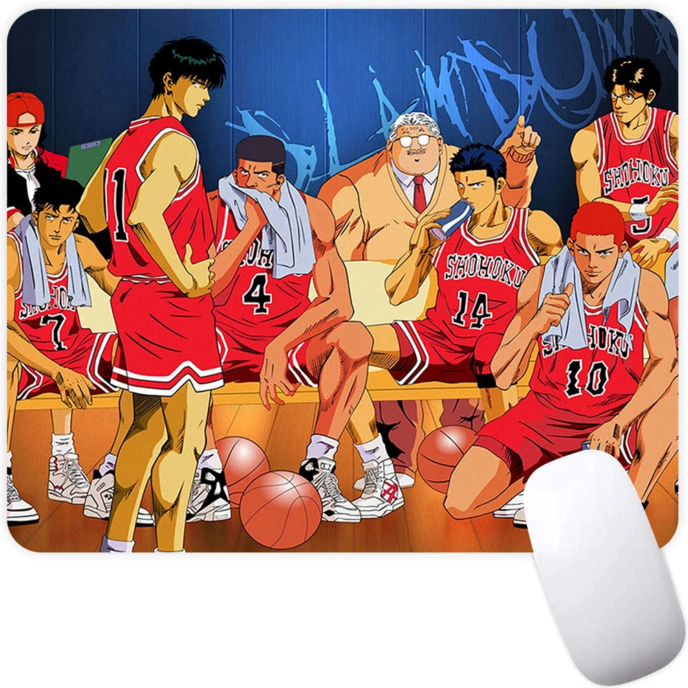 

Маленький игровой коврик для мыши SLAM DUNK, компьютерный офисный коврик для мыши, компьютерный игровой коврик для мыши, коврик для ноутбука, ко...