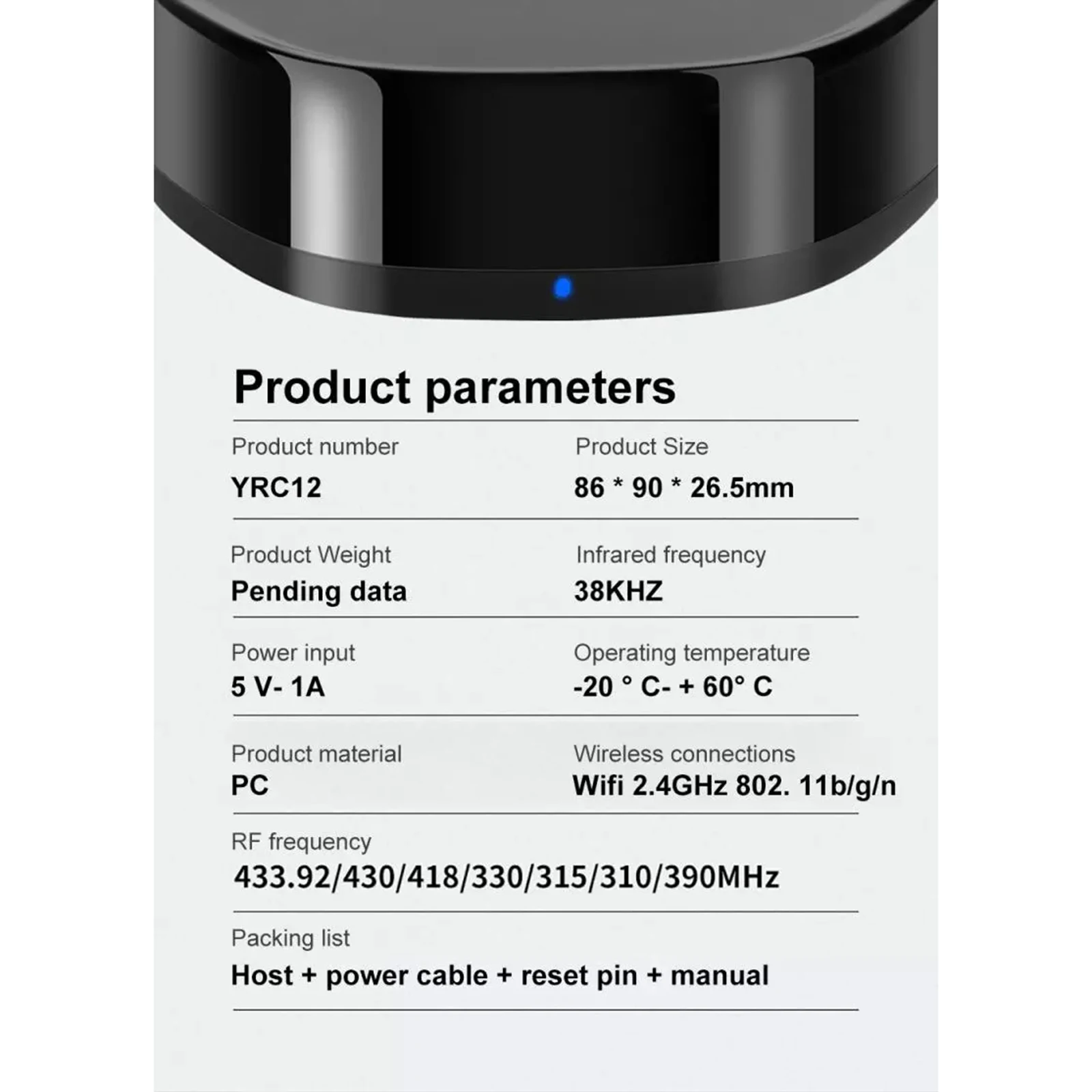 

IR Smart Wifi Remote Control 2 in 1 Infrared Remote Operation Tuya APP Automation Modules for Amazon Alexa/Google Assistant