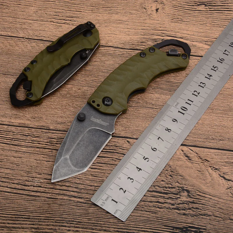 Складной карманный охотничий нож Kershaw 8cr13 с алюминиевой ручкой тактические ножи