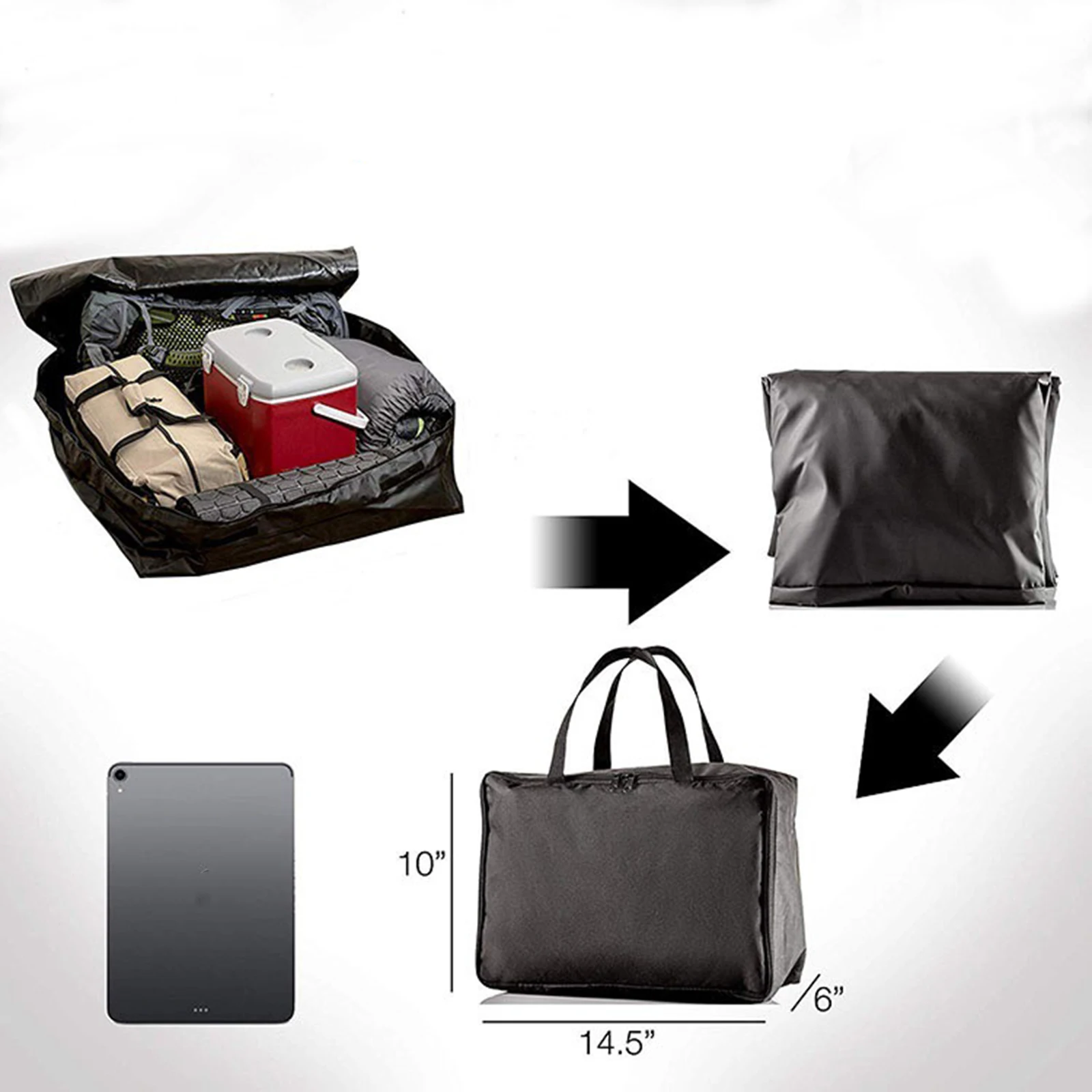 Большая водонепроницаемая багажная сумка на крышу автомобиля переноска для