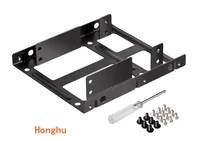 2 5ssdhard drive to 3 5 drive bay adapter mounting bracket hdd converter tray support 2pcs ssd drive