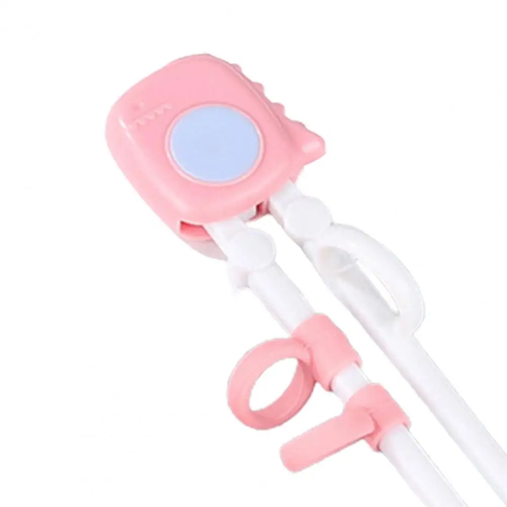 Palillos de beb&eacute; ergon&oacute;micos con mango, utensilios de limpieza f&aacute;cil para principiantes, palillos chinos auxiliares para ni&ntilde;os, 1 par-3