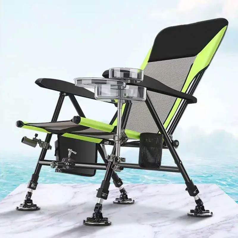 

Новейшее уличное складное рыболовное кресло, регулируемое многофункциональное кресло для рыбалки с четырьмя ножками