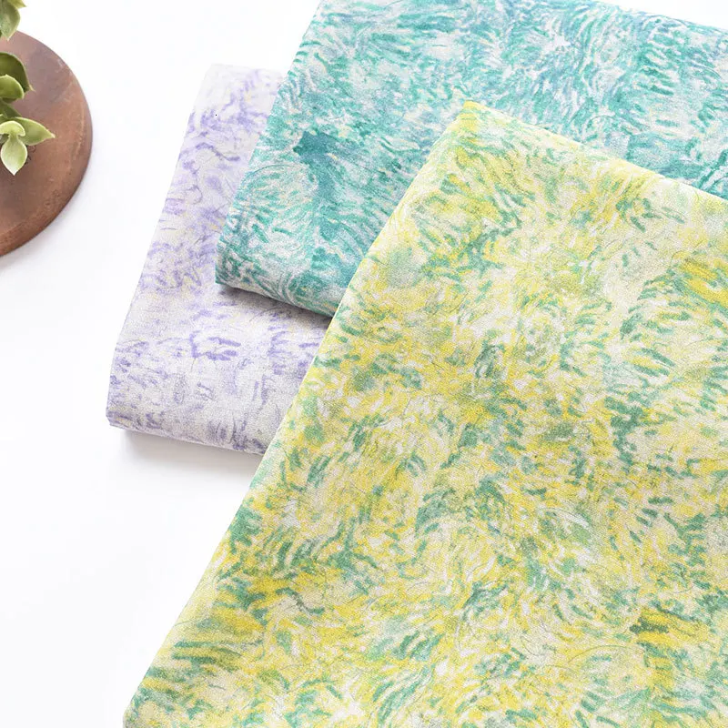 Маленькая ткань из чистого хлопка тонкая мягкая одежда юбка детская летнее