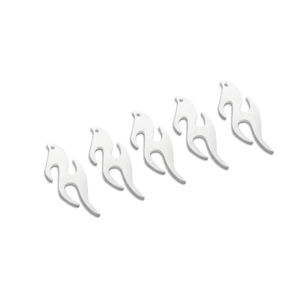 Likgreat 10 Pieces Cloud Charms Stainless Steel Silver Color For Jewelry Making Pendant DIY Drop Earrings Key Ring Accessories | Украшения