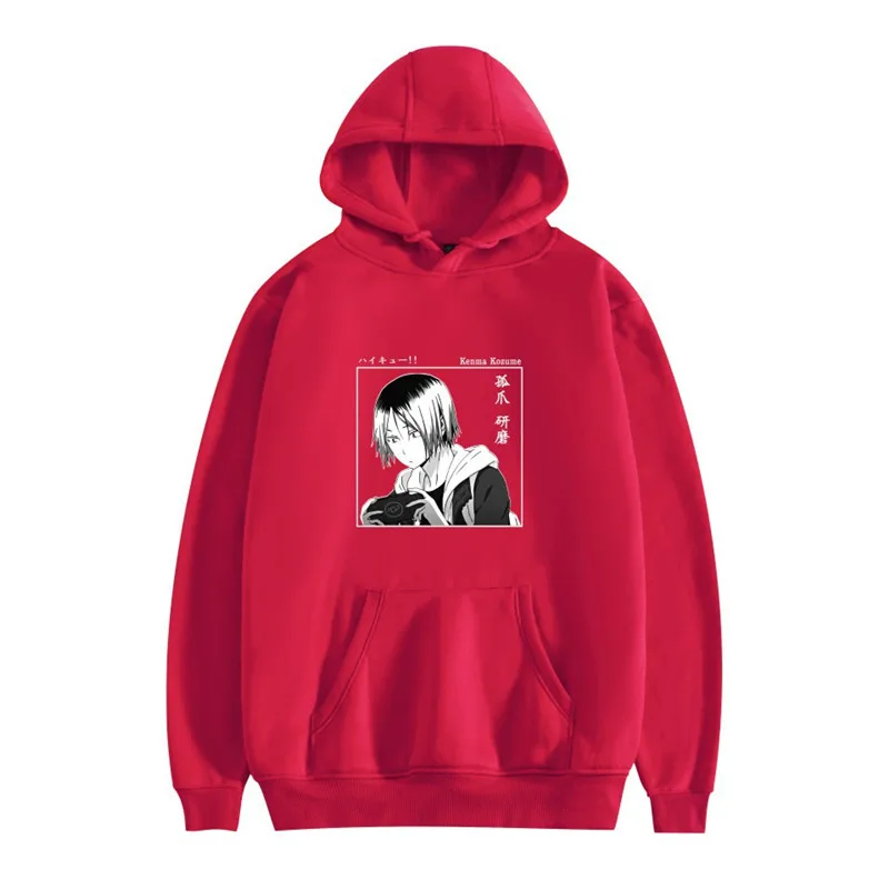 

Japanese Anime Haikyuu Character Hoody Womens 2021 Cartoon New Comfort Hooded Hip Hop Fleece Hoodie Korean Style Women's Clothes