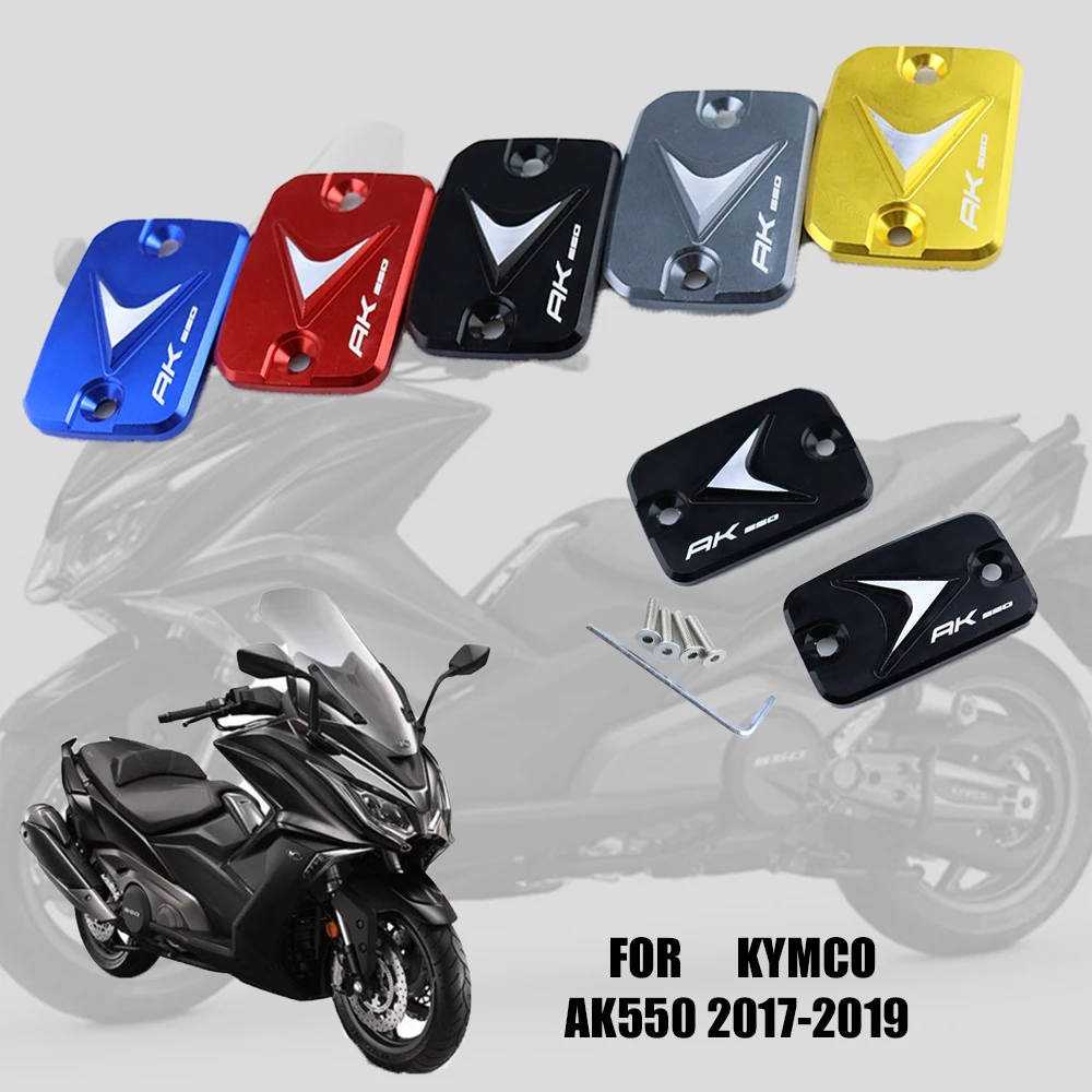 

For KYMCO AK550 AK 550 2017 2018 2019 Motorcycle accessories Gas Fuel Tank Filler Oil Cap Cover Front Brake Fluid Reservoir