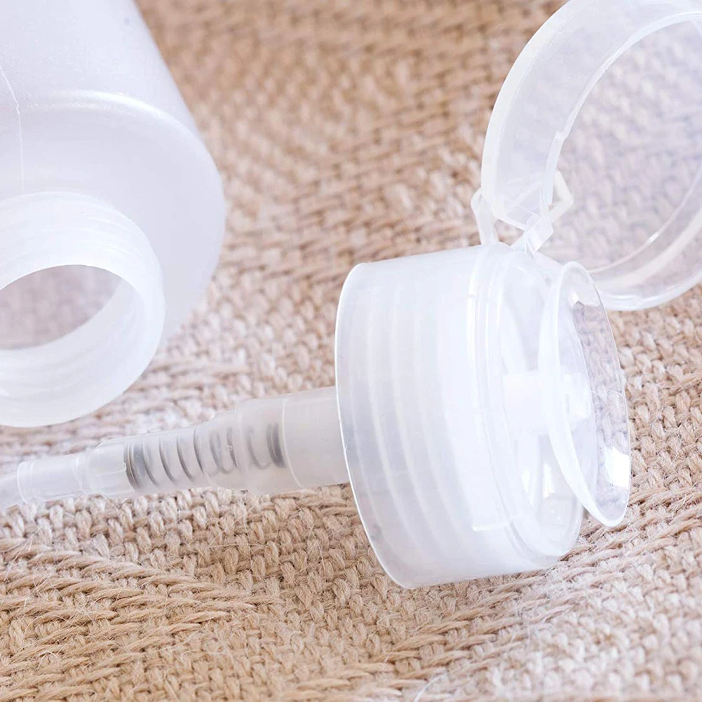 60 мл насос для снятия лака для ногтей Диспенсер Очиститель пустая бутылка Маникюрный Инструмент Портативный многоразовый простой в использовании