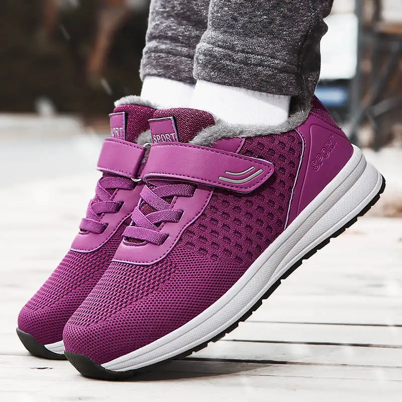 

Кроссовки женские спортивные большого размера, обувь для тренировок и бега, зимние кроссовки, размер 9