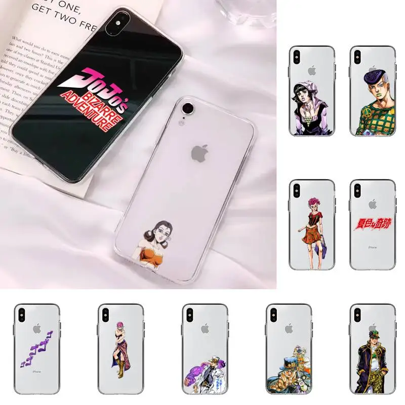 

JoJo Bizarre Adventure Phone Case for iphone 13 8 7 6 6S Plus X 5S SE 2020 XR 11 12 pro XS MAX