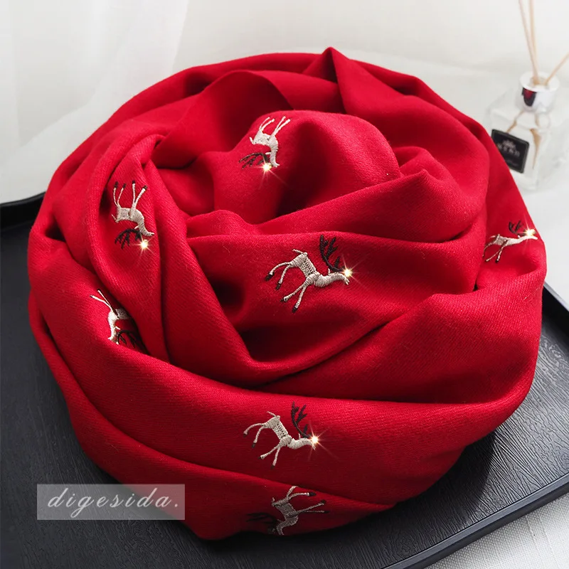 

Новый шарф в стиле интернет-знаменитостей осень-зима нагрудник для студенток универсальный модный Рождественский стиль