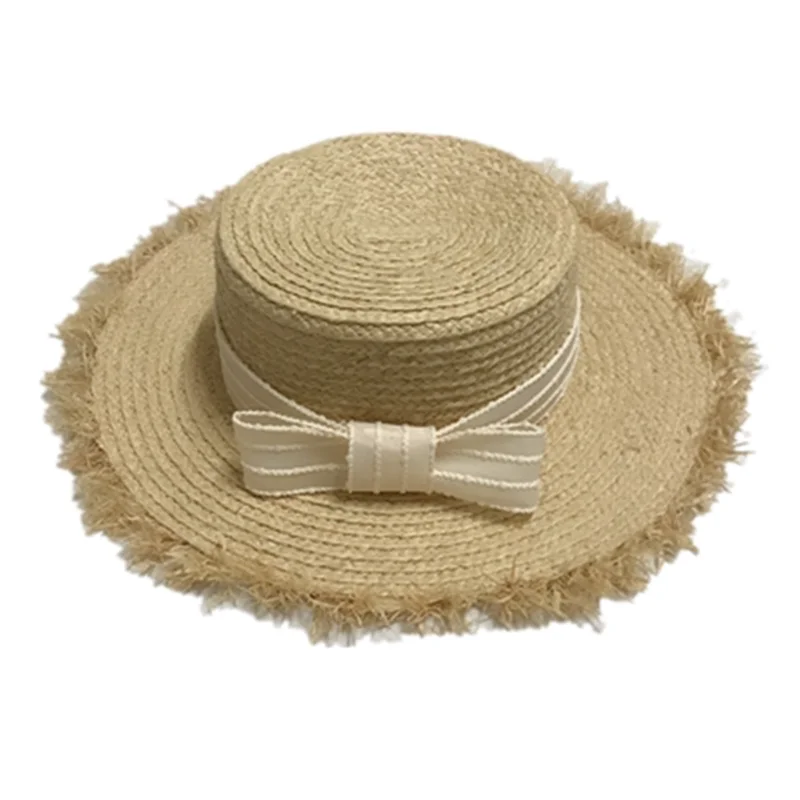 

sun hats for women panama Popcorn broken Dome wide brim big straw hat bucket ladies beggar Bowknot Raffia visor summer beach hat
