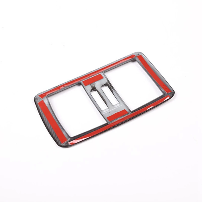 

for Bmw- X3 X4 2011-2017 Car Rear Exhaust Vent Frame Real Carbon Fiber Pattern Rear Exhaust Vent Car Interior