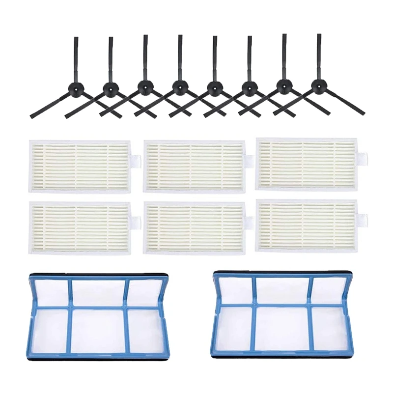 

Replacement Parts HEPA Filters Side Brushes Primary Filter for ILife V3 V3S V5 V5S Vacuum Cleaner Accessories