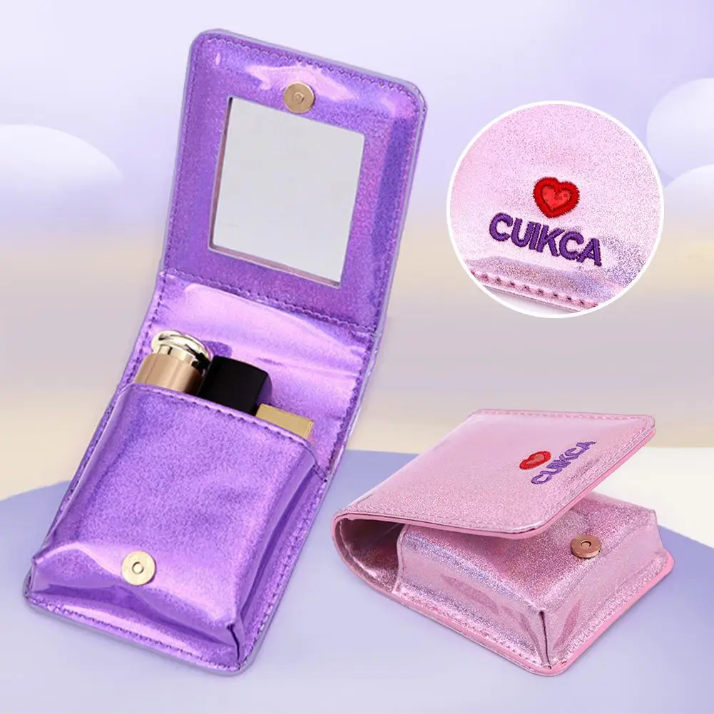 Новинка 2020 косметичка инновационная портативная ПУ в форме сердца вышитая мини