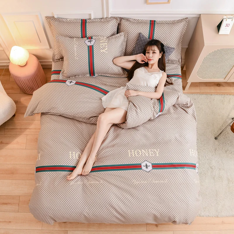 

Новинка 2021, Комплект постельного белья из роскошной сетки, пододеяльник, простыня, наволочка для детей и мальчиков