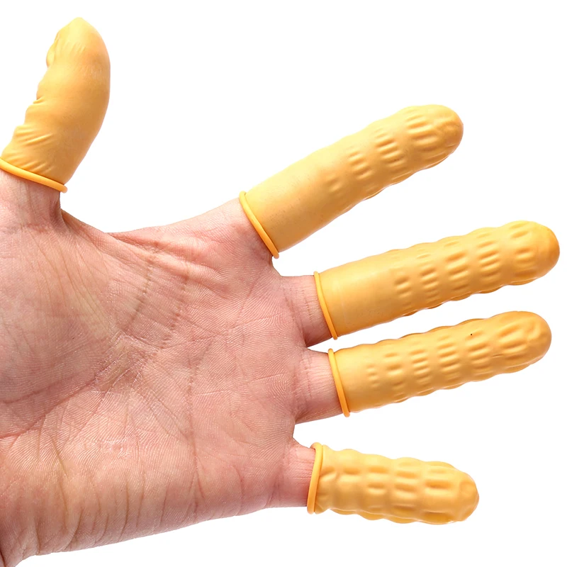 100 шт./пакет одноразовые антистатические защитные накладки для ногтей резиновые