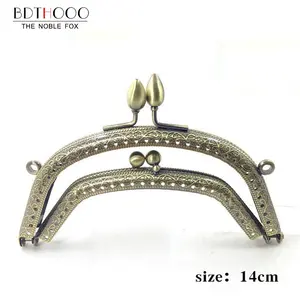 Аксессуары для сумок и клатчей 14 см, цвет бронзы под старину