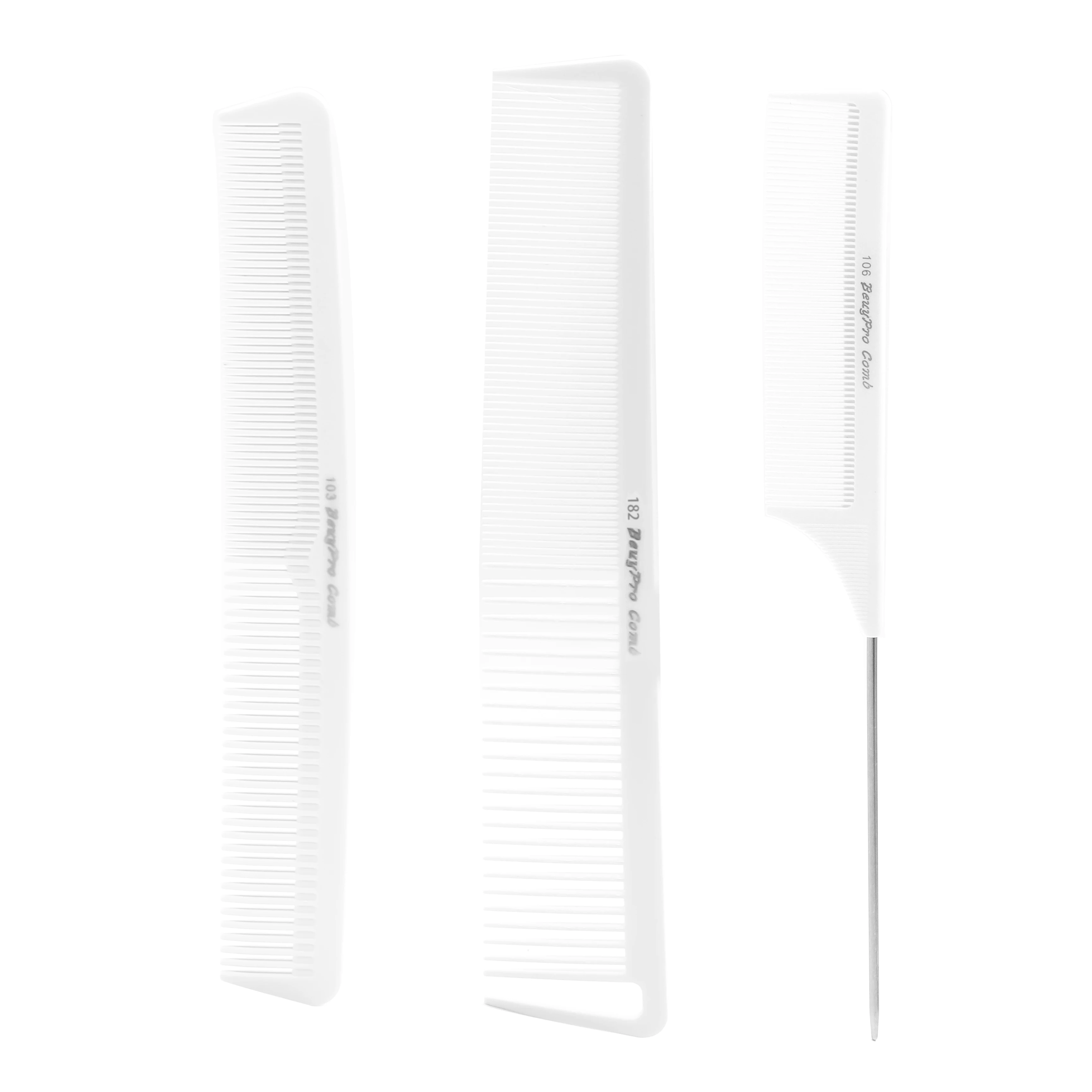 

Hairdressing Barber Comb Hair Cutting Anti Static Hair Comb Styling Tool Hairdresser Tail Comb In 6 Pcs/Lot Professional Combs