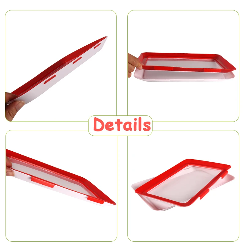 Creative Food Preservation Tray Fresh Keeping Spacer Organizer Preservate Refrigerator Storage | Дом и сад