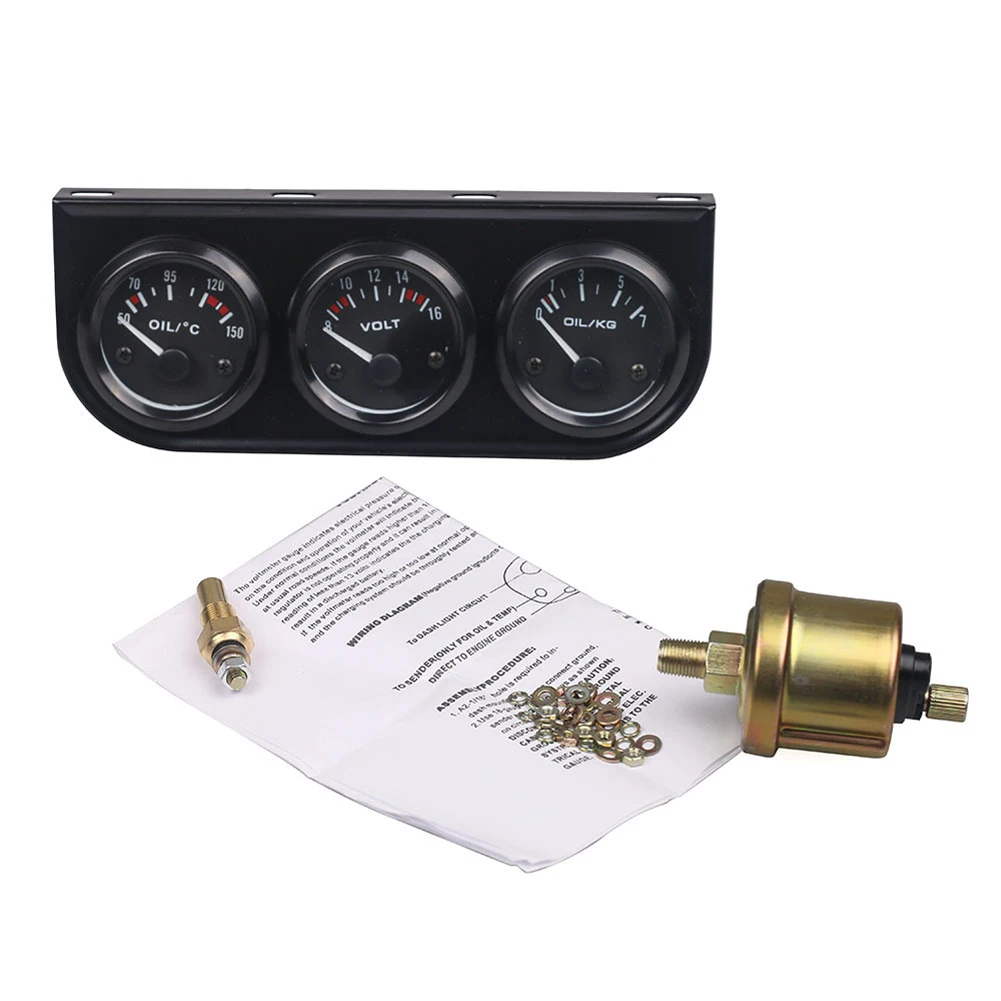 3 в 1 датчик температуры воды легко установить аксессуары для автомобиля 12 В
