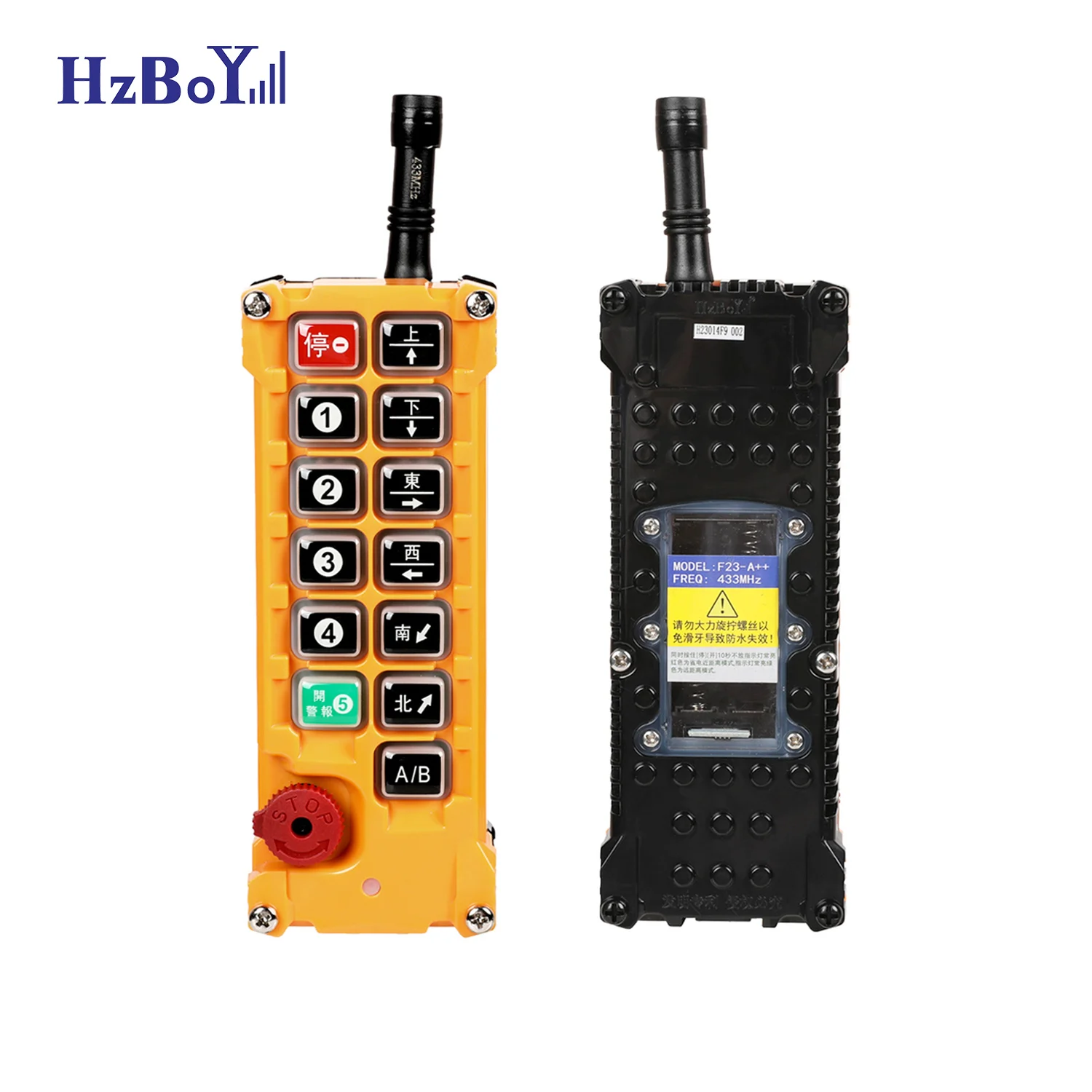 

F23-A++E(433Mhz) Industrial Hydraulic Radio Wireless Crane Remote Control And Receiver