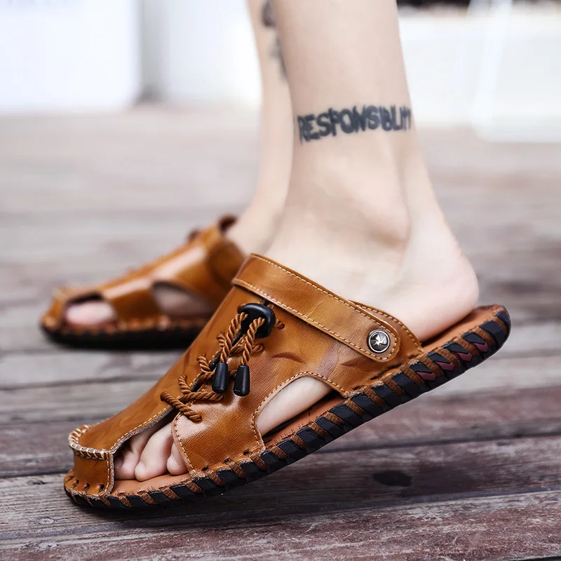 

Sandalet Erkek Sandale Homme Vietnam Sandals Men Beach Sandalias Hombre Piel Sandali Da Uomo Summer Para De Cuero