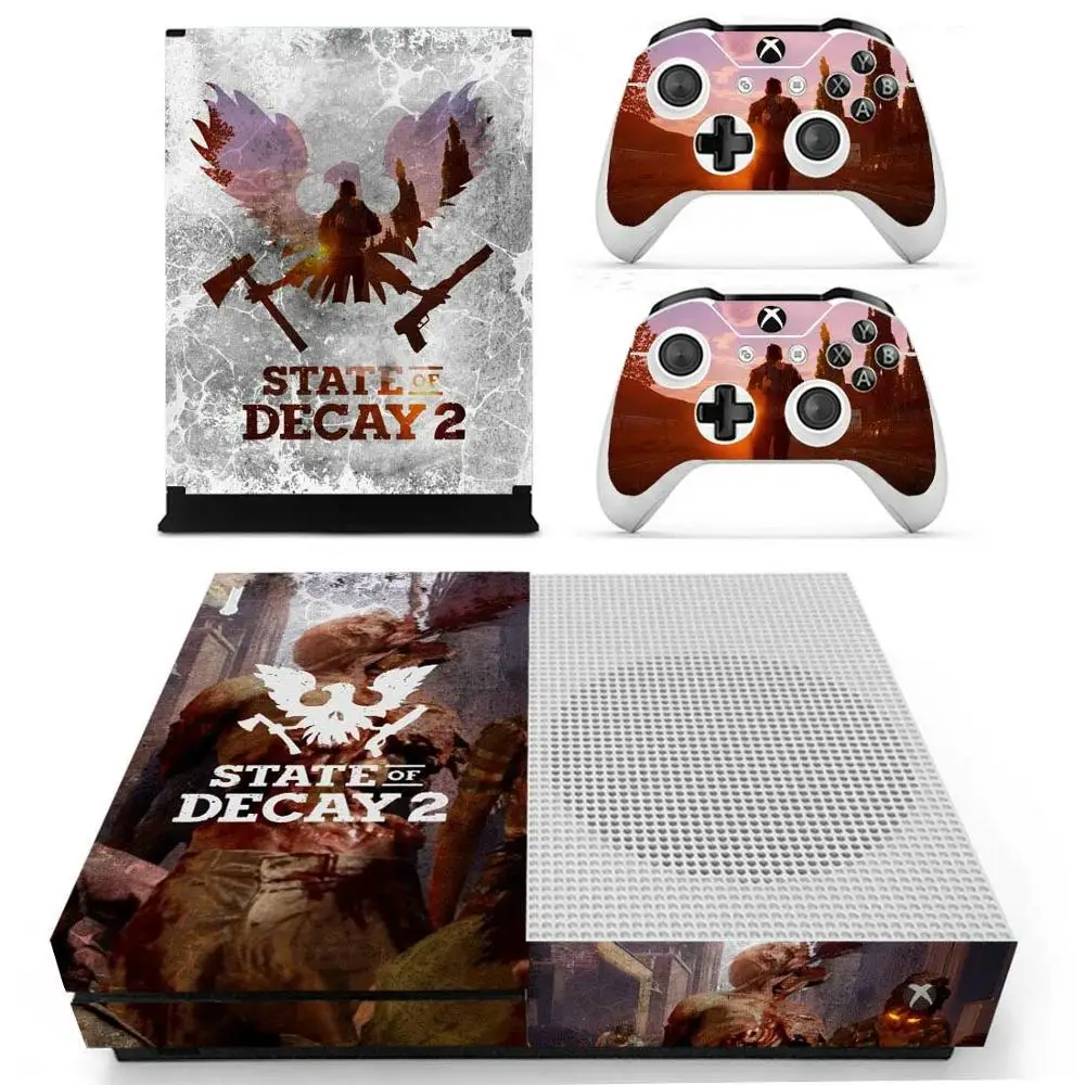 State of Decay 2 стикер s для Xbox One S виниловые наклейки на кожу Pegatinas Adesivo one тонкая консоль