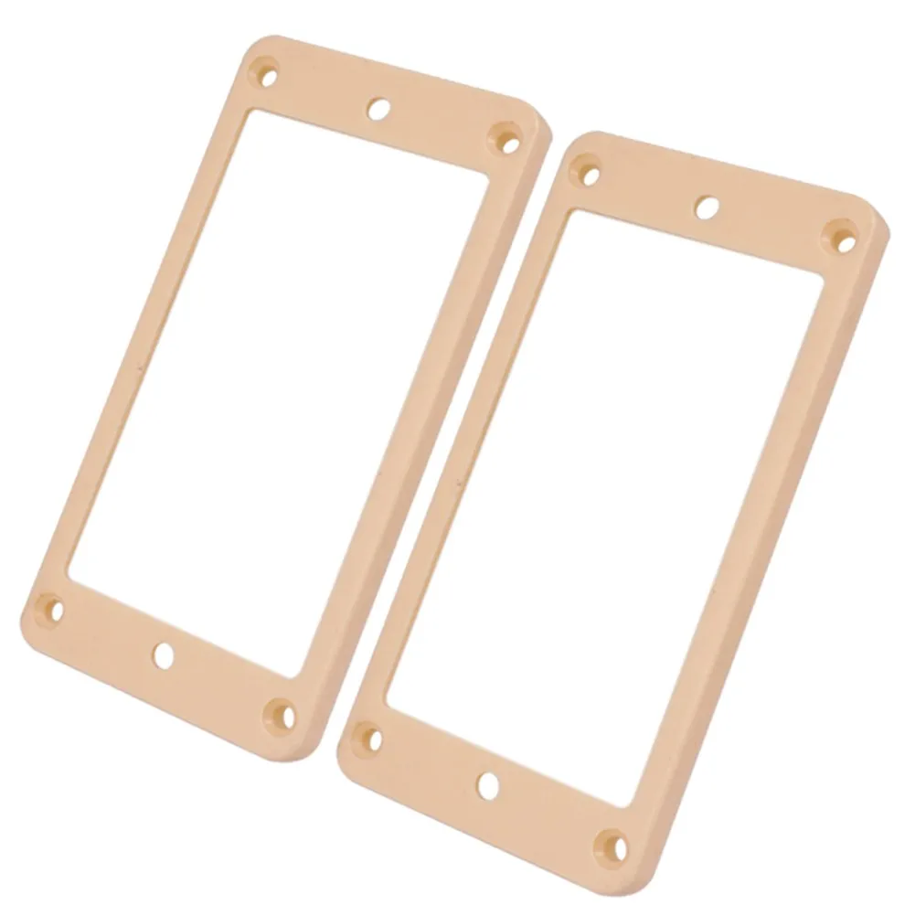 

2Pcs Electric Guitar Humbucker Pickup Mounting Rings Pickup Ring Black/Cream Color/White Guitar Humbucker Pickup Covers Parts