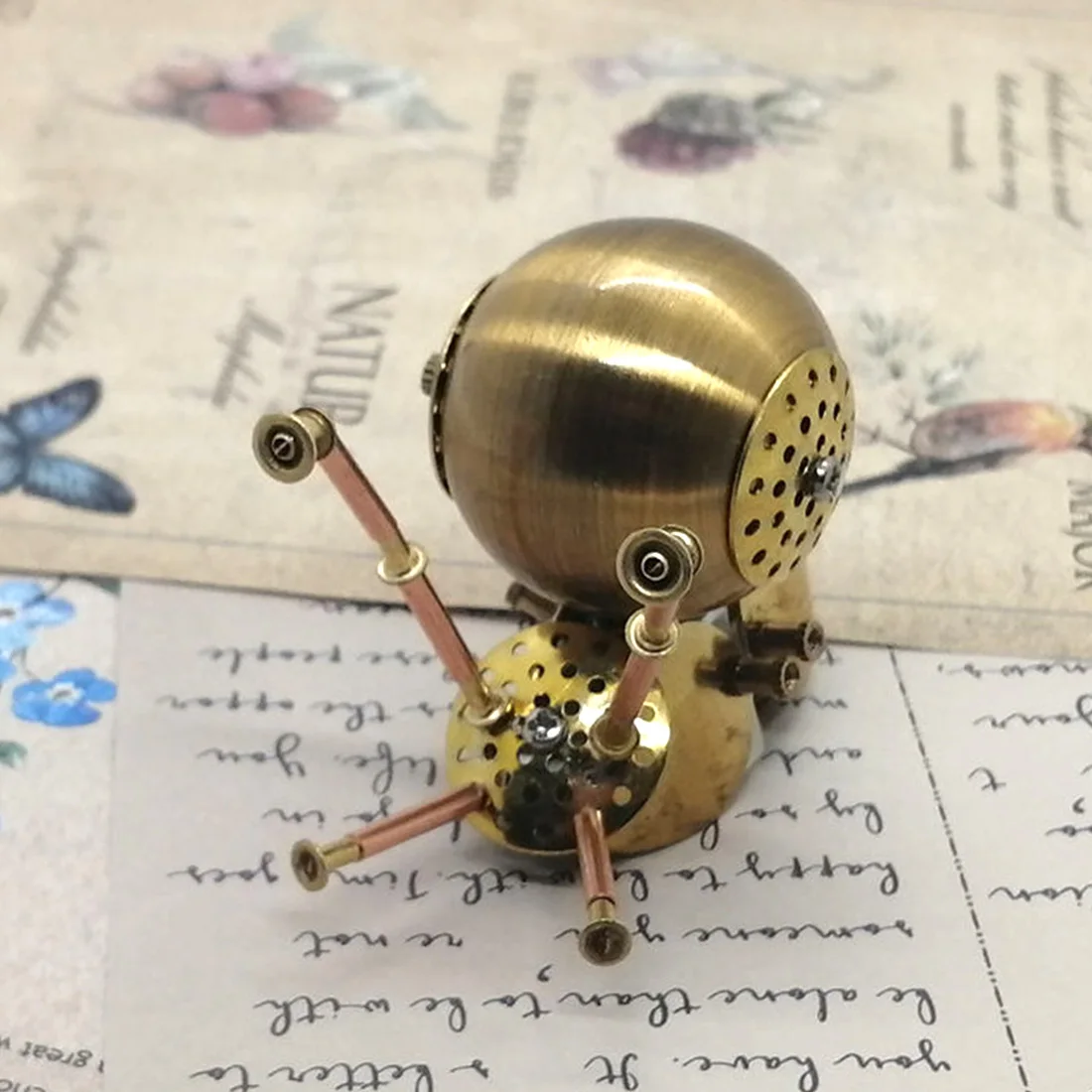 

3D Metal Mechanical Snail Model Kit Assembly Handmade Crafts For Home Decor Toy For Children Kids Educational Toys Birthday Gift