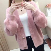 woman sweaters 2020 knitted cardigan coat sweater womens short loose top women femme chandails pull hiver