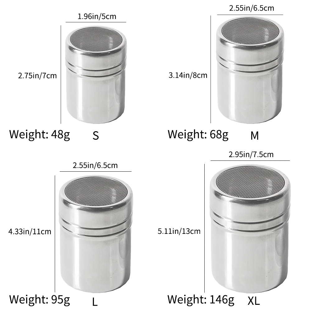 Сито для шоколада сахара какао муки сито из нержавеющей стали с фильтром Шейкер